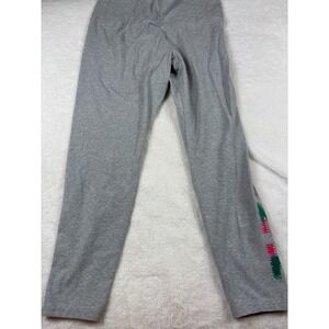 Victorias Secret PINK Gray Leggings XXL Love Pink Rhinestone Tie Dye Graphic